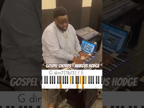 Gospel Chords from Marcus Hodge 🔥🎹🔥