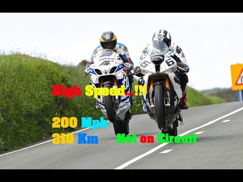 John O'Callaghan - Surreal, High Speed 200 Mph 310 Km Not on Circuit. Isle Of Man TT