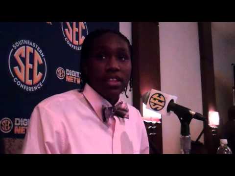 Aleighsa Welch at SEC Media Days