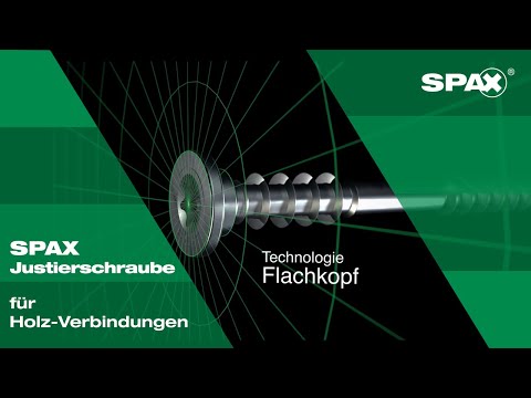 NEU! SPAX Justierschraube: Anwendung für Holz-Verbindungen