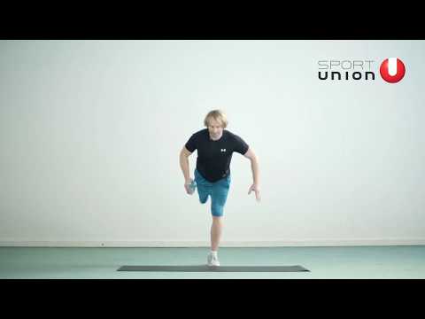 #sportunionathome - Übung 6: Standwaage mit Wasserflasche