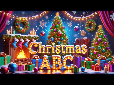 Christmas ABC | Phonics Alphabet Song for Kids | Fun Christmas Learning Video
