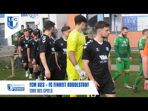 Tore des Spiels: FCM U23 - FC Einheit Rudolstadt 4:0, Oberliga 19. Spieltag