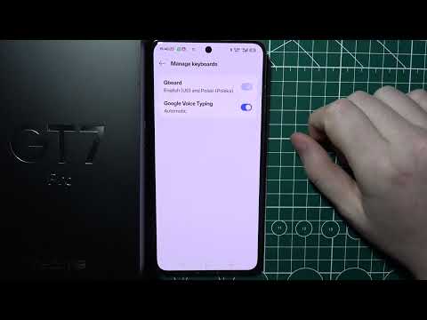 Realme GT 7 Pro - How to Turn On/Off Auto Correction