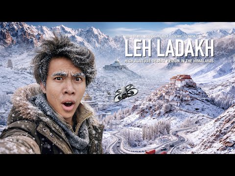 India’s Highest City Leh-Ladakh ( Rc, -38°C l 3,200Mt ) ll Ladakh ll Leh Ladakh In Winter 