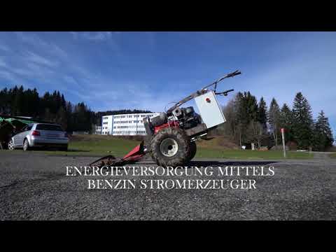 Motormäher mit Hybridantrieb (Prototyp)