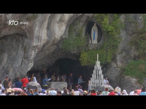 Chapelet du 12 août 2024 à Lourdes