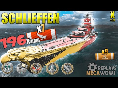 German BattleShip Schlieffen 7 Ships Destroyed | World of Warships