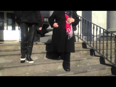 Dolores O'Riordan leaving Ennis District Court on Feb 24th 2016