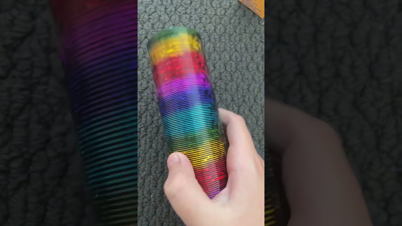Opening A Rainbow Metallic Slinky!!!