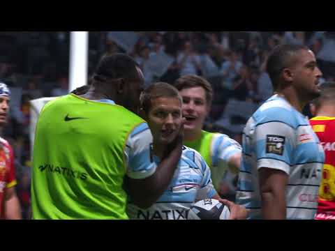 TOP 14 - Essai de Antoine GIBERT (R92) - Racing 92 - USA Perpignan - J06 - Saison 2021/2022