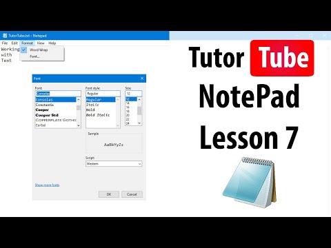Learn Notepad Tutorial Lesson 7 Page Setup and Print - Mind Luster