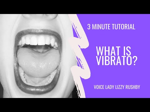 What is vibrato in singing? 3 minute tutorial - #VoiceLadyLizzyRusby