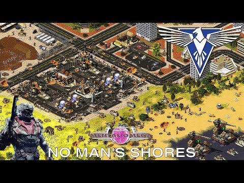 Red Alert 2 | Mental Omega 3.3.6 - Flipped APRA2 - Allied Fan Mission - No Man's Shores