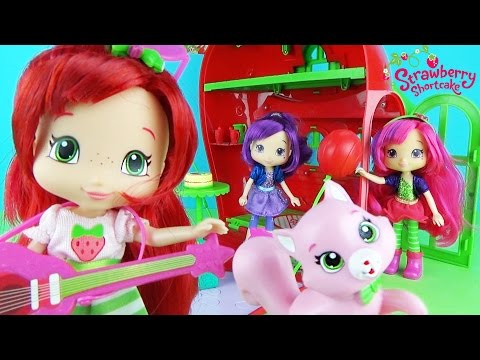 Домик для куклы Шарлотта Земляничка Подарки Мультфильм для детей Strawberry Shortcake House Play