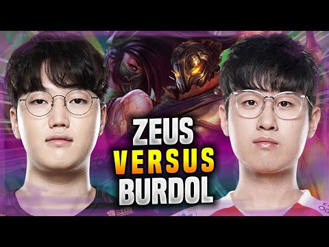 ZEUS vs BURDOL! - T1 Zeus Plays Viktor TOP vs DK Burdol Akali! | Preseason 2022