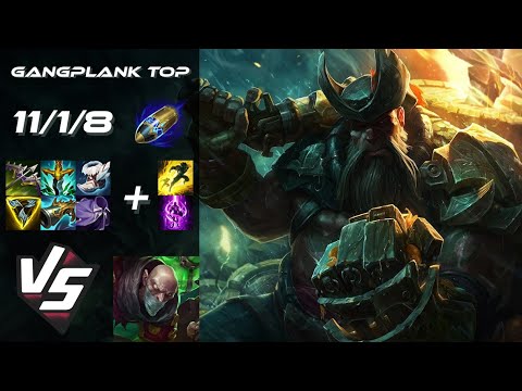 TOP Gangplank vs Singed - EU Challenger Patch 14.24