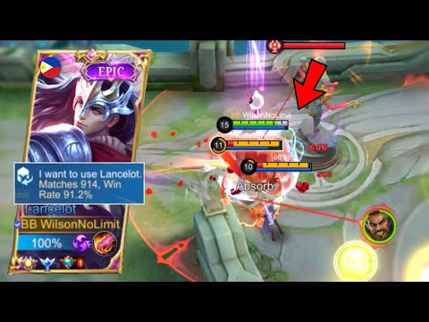 TOP GLOBAL LANCELOT SUPER AGGRESSIVE SOLO RANKED GAMEPLAY!! + NEW ONE SHOT BUILD 2022 🔥