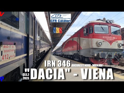 Bucharest-Arad IRN 346 "Dacia" | The entire journey in Romania by train 2023 + incident
