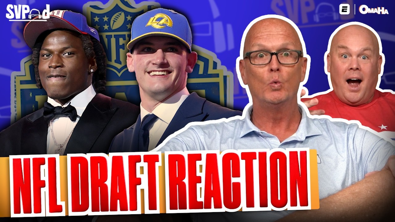 NFL Draft REACTION: Ty Simpson WORTH the pick?! SVP's takeaways 🏈 | SVPod