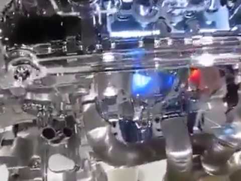 Completely transparent engine - How cool is this...