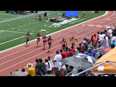 2015 REGION 12 CHAMPIONSHIPS 11-12 YR GIRLS 100 METER FINAL