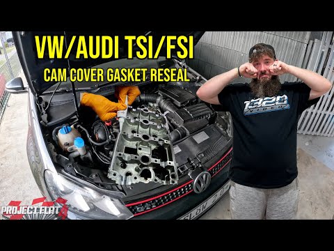 VW/Audi TSI FSI Cam Cover Gasket Reseal Step-by-Step
