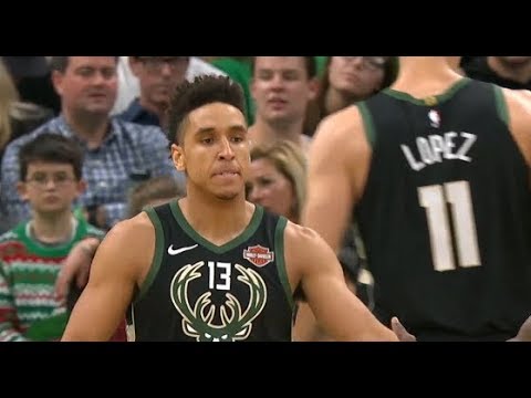 Malcolm Brogdon (10 Pts) Brook Lopez (3 Pts, 2 Blks) Highlights vs Celtics RS19G31 (21.12.18)