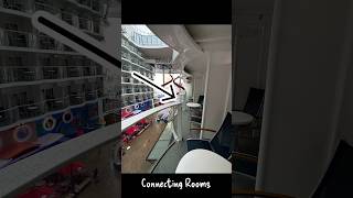 Connecting Boardwalk Balcony Staterooms on Wonder of the Seas #shorts