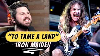 Bass Teacher REACTION | Iron Maiden - &quot;To Tame A Land&quot; | Steve Harris