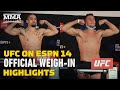 UFC Fight Island 3 Official Weigh-In Highlights - MMA Fighting