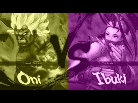 SotF-mestrechant(Oni) VS dMonK51(Ibuki) SSF4 AE 2012 PSN