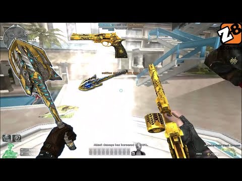 Crossfire NA 2.0 : Mateba Gold Black Dragon - Shovel Noble Gold - Hero Mode X