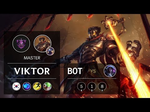Viktor Bot vs Kai'Sa - KR Master Patch 9.13