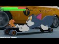Tom And Jerry 2021 Skateboard Scene With Healthbars