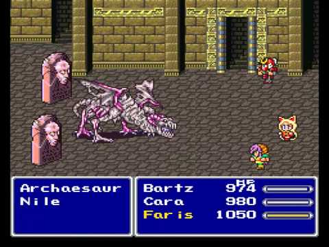 Stoveplay: Final Fantasy V (SNES) Part 30: Getting the Chicken Knife, Pyramid of Mua