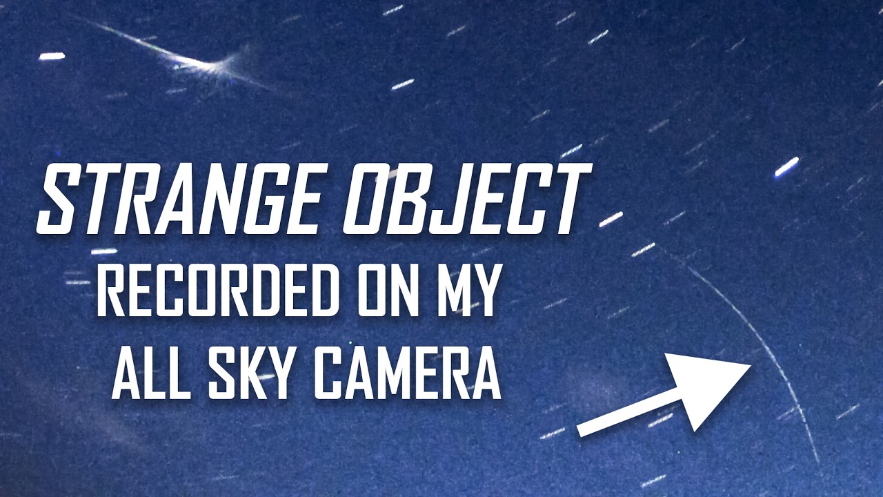 Strange object recorded on my All Sky Camera