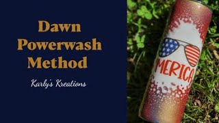 Dawn powerwash tumbler DIY Tumbler American tumbler