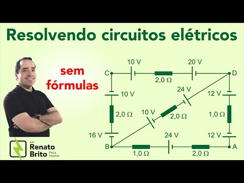 Renato Brito | Resolvendo Circuitos Elétricos sem Fórmulas - Resolução Questão 1 - prof Renato Brito
