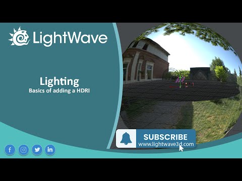 Lightwave 3D Basics of adding a HDRI