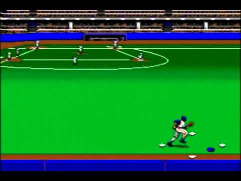Roger Clemens MVP Baseball Gameplay - Sega Genesis