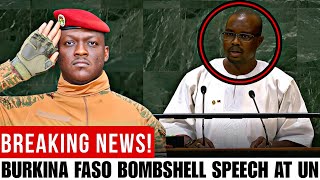 BOMBSHELL: Room Freezes as Burkina Faso PM Schools UN Chief in Epic Takedown Speech at the UN!