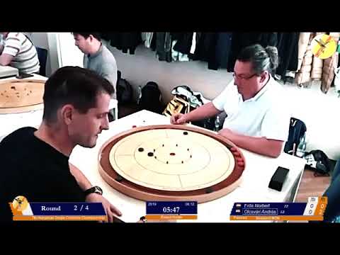 7th Hungarian Single Crokinole Championship - prelinary -András Olcsvári and Norbert Erős