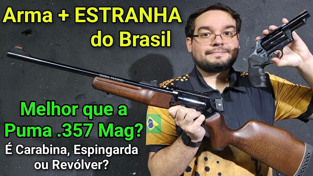 Arma mais Estranha do Brasil! Rossi / Taurus Circuit Judge 36GA, Melhor que Puma .357 Magnum?