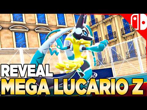 Mega Lucario Z Reveal for Pokemon Legends Z-A Mega Dimension