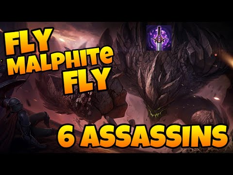 New 6 Assassins Meta? Fly, Malphite. Fly. TFT Patch 10.4