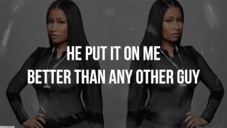 Nicki Minaj - Bom Bidi Bom (Verse - Lyric Video) [Explicit Version]
