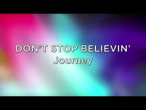 Don't Stop Believin' - Karaoke - 2 pitch lower