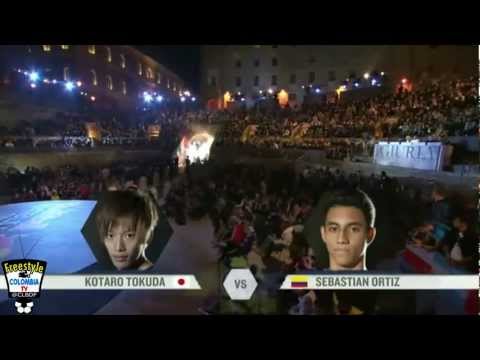 RED BULL STREET STYLE - WORLD FINAL 2012 (Cbas BOYKA Colombia vs Tokura Japón) TOP 8 #RBSS