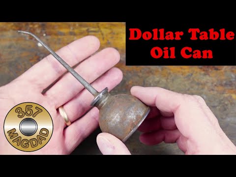Dollar Table Oil Can Restoration